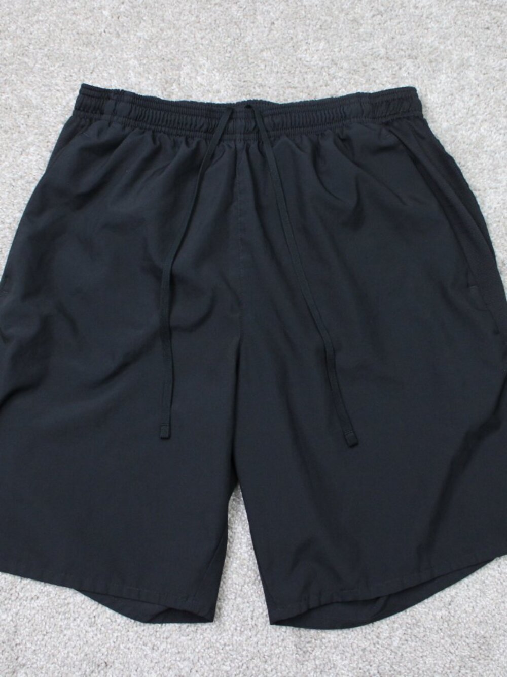 Nike Shorts Mens Medium Black Dri-Fit Challenger 9" Brief-Lined Poly Running